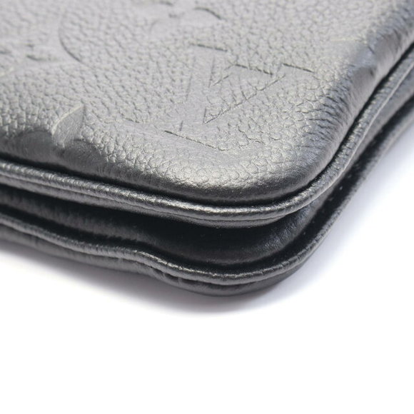 Louis Vuitton Zip Double Pochette Empreinte Shoulder Black Bag - Picture 5 of 5